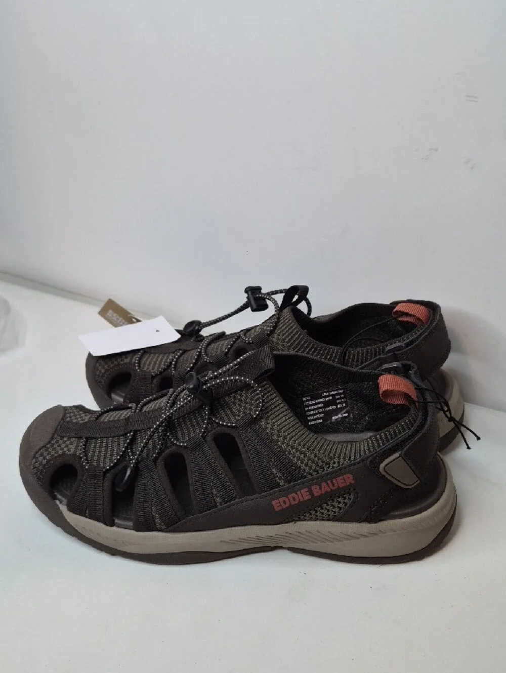 Eddie Bauer Olive Green Knit Slip-On Casual Shoe Size 8 M